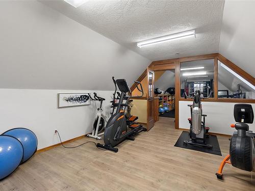 2940 Horton Rd, Mill Bay, BC - Indoor Photo Showing Gym Room