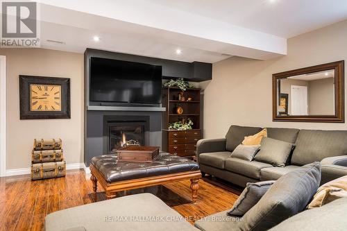 20 Prince William Way, Barrie, ON - Indoor Photo Showing Living Room With Fireplace