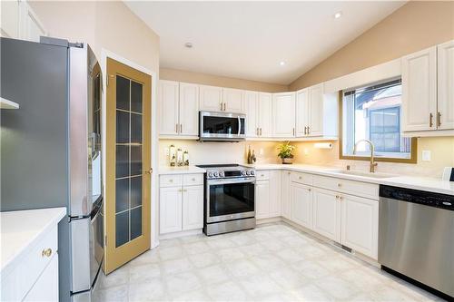 108 Courland Bay, Winnipeg, MB - Indoor Photo Showing Kitchen With Double Sink