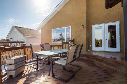 108 Courland Bay, Winnipeg, MB - Outdoor With Deck Patio Veranda With Exterior