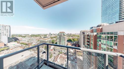 #1806 -88 Cumberland St, Toronto, ON - Outdoor With Balcony With View