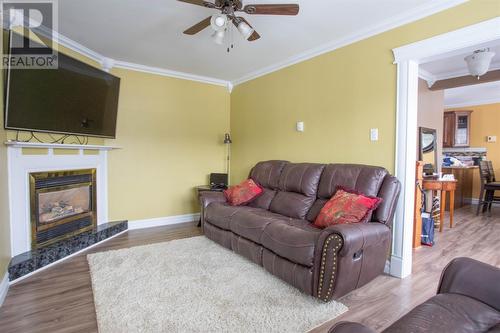 21 Grassey Lane, Carbonear, NL - Indoor Photo Showing Living Room With Fireplace