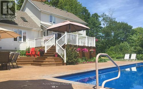 17665 Telephone Road, Quinte West, ON - Outdoor With In Ground Pool With Deck Patio Veranda