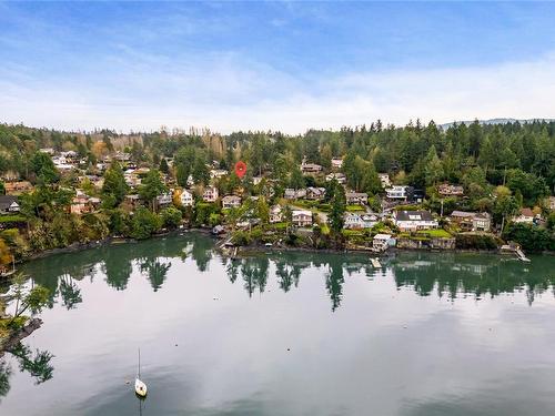 628 Cove Cres, North Saanich, BC - Outdoor With Body Of Water With View