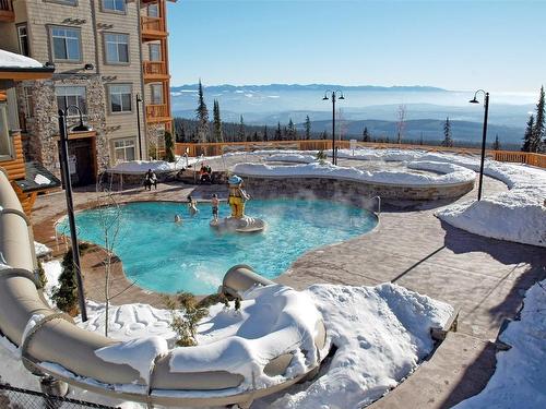 224-255 Feathertop Way, Big White, BC - Outdoor With In Ground Pool With View