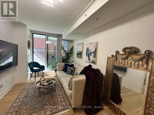 #217 -295 Adelaide St W, Toronto, ON - Indoor With Fireplace