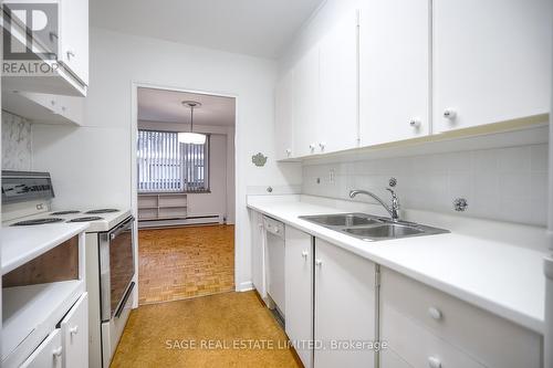 #704 -575 Avenue Rd, Toronto, ON - Indoor Photo Showing Kitchen With Double Sink