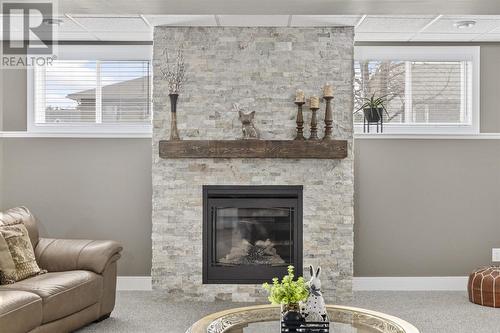 107 Chatfield Dr, Sault Ste. Marie, ON - Indoor Photo Showing Living Room With Fireplace