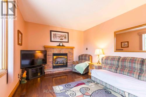 25 Dungannon Dr, Belleville, ON - Indoor Photo Showing Living Room With Fireplace