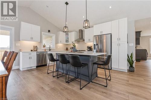 100 Ronnies Way, Mount Forest, ON - Indoor Photo Showing Kitchen With Upgraded Kitchen