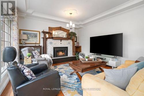 228 Westall Lane, Tweed, ON - Indoor Photo Showing Living Room With Fireplace
