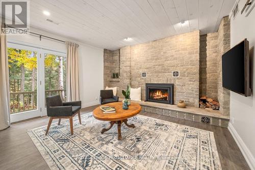 228 Westall Lane, Tweed, ON - Indoor Photo Showing Living Room With Fireplace