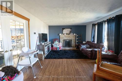 534-540 Old Highway 2, Quinte West, ON - Indoor Photo Showing Living Room With Fireplace