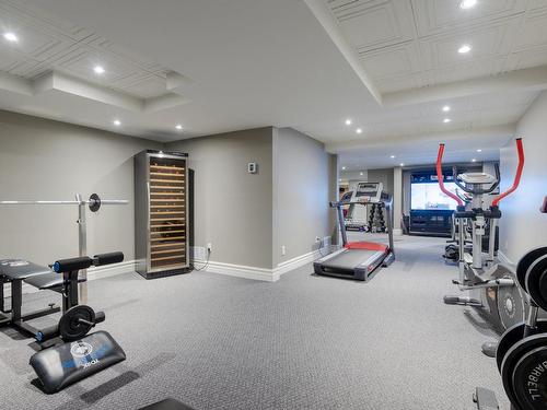Exercise room - 185 Rue Marie-Pier, Magog, QC - Indoor Photo Showing Gym Room