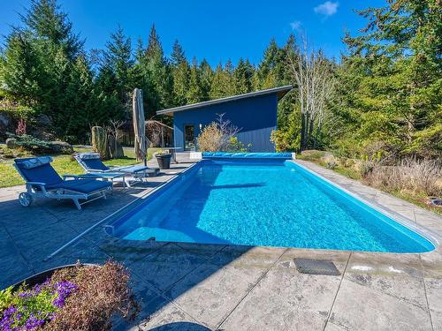 2430 Jolly Brothers Rd, Gabriola Island, BC - Outdoor With In Ground Pool With Backyard