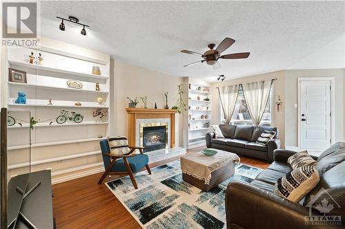 6109 Fernbank Road, Stittsville, ON - Indoor Photo Showing Living Room With Fireplace