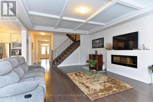 1311 Butler St, Innisfil, ON - Indoor Photo Showing Living Room With Fireplace