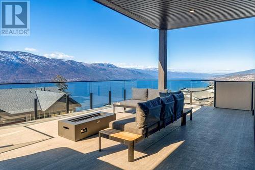 3311 Aspen Lane, Kelowna, BC - Outdoor With Body Of Water With Deck Patio Veranda With View With Exterior