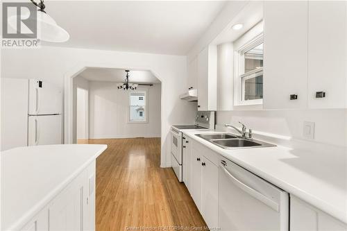 43 Robichaud St, Cap Pele, NB - Indoor Photo Showing Kitchen With Double Sink