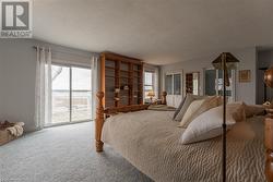 Bedroom with Porch overlooking Lake Huron - 