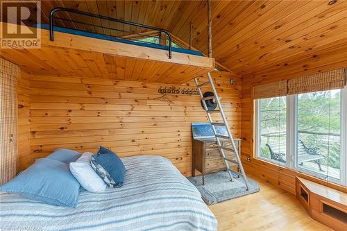 2 beds in the treehouse/bunkie - 48 Petrel Point Road, South Bruce Peninsula, ON - Indoor Photo Showing Bedroom