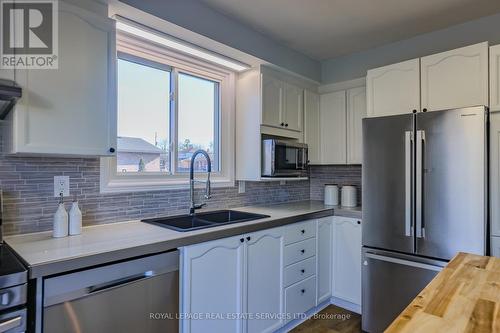 40 Birchview Dr, Hamilton, ON - Indoor Photo Showing Kitchen With Double Sink With Upgraded Kitchen