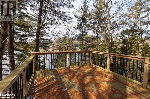 View from the pathway to the waterfront - 82 Louisa Street, Parry Sound, ON - Outdoor With Balcony
