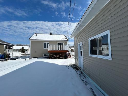 Backyard - 62 Rue Caron, Rouyn-Noranda, QC - Outdoor With Deck Patio Veranda With Exterior