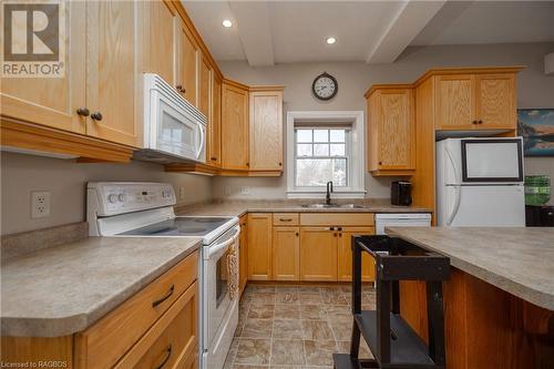 355 Princess Street Unit# 1, Shallow Lake, ON - Indoor Photo Showing Kitchen With Double Sink
