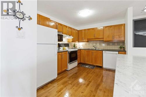 203 Hughes Street, Carleton Place, ON - Indoor Photo Showing Kitchen With Double Sink
