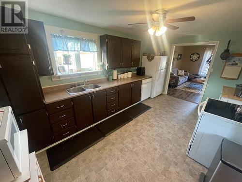 3 Wheeler'S Avenue, Grand Falls-Windsor, NL - Indoor Photo Showing Kitchen With Double Sink