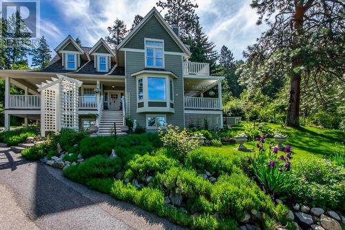 4503 Briggs Road, Vernon, BC - Outdoor With Balcony With Facade