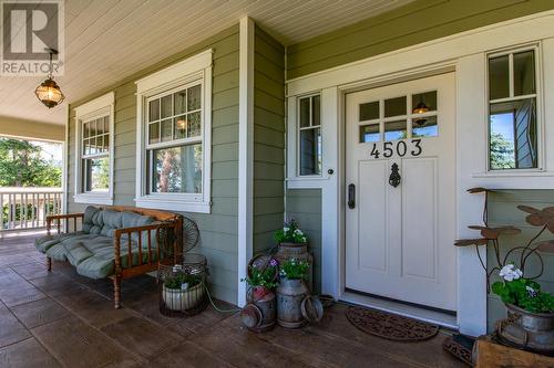 4503 Briggs Road, Vernon, BC - Outdoor With Deck Patio Veranda With Exterior