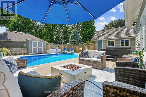 1013 Ontario St, Cobourg, ON - Outdoor With In Ground Pool With Deck Patio Veranda With Exterior