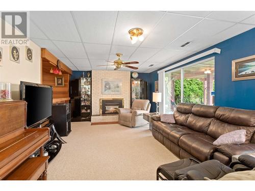 1340 Gibson Road, Kelowna, BC - Indoor With Fireplace