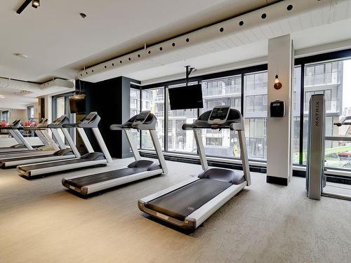 Exercise room - 419-1548 Rue Des Bassins, Montréal (Le Sud-Ouest), QC - Indoor Photo Showing Gym Room