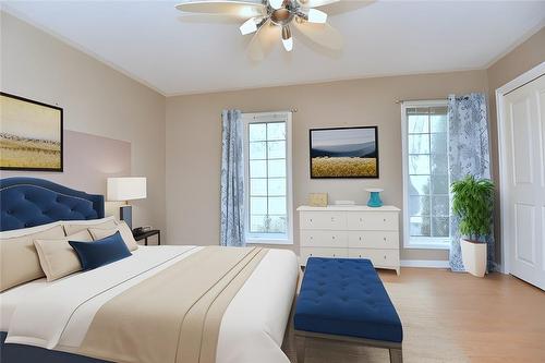 Virtually Staged - 88 White Bark Way, Belwood, ON - Indoor Photo Showing Bedroom