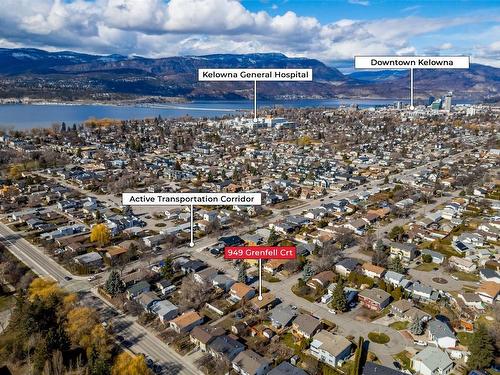 949 Grenfell Court, Kelowna, BC - Outdoor With Body Of Water With View