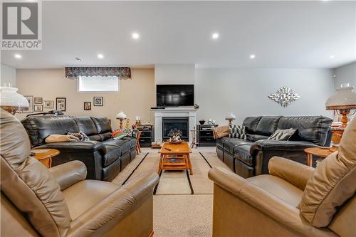 13 Eleanor Drive, Long Sault, ON - Indoor Photo Showing Living Room With Fireplace
