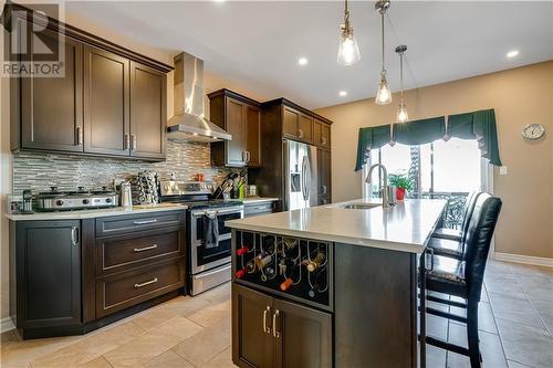13 Eleanor Drive, Long Sault, ON - Indoor Photo Showing Kitchen With Upgraded Kitchen