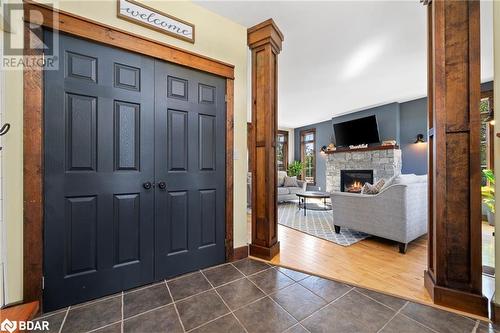 1110 Melrose Road, Shannonville, ON - Indoor Photo Showing Other Room With Fireplace