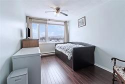 Bedroom#3 with Escarpment Views, Hardwood Floors & Closet. - 