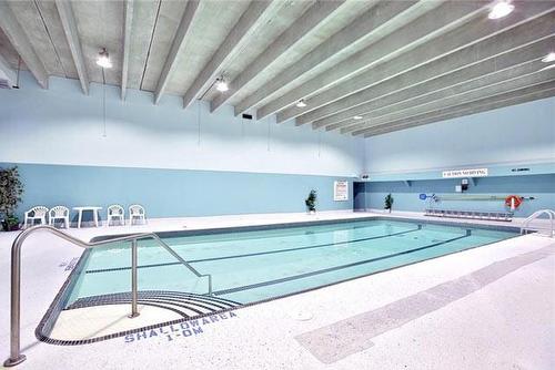 Indoor Heated Pool - 30 Harrisford Street|Unit #1001, Hamilton, ON - Indoor Photo Showing Other Room With In Ground Pool