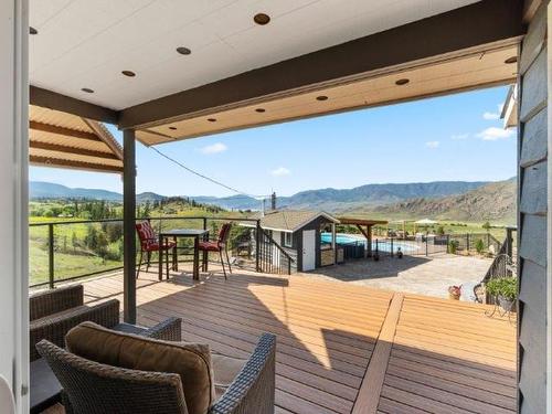 5657 Beaton Road, Kamloops, BC - Outdoor With Deck Patio Veranda With View With Exterior