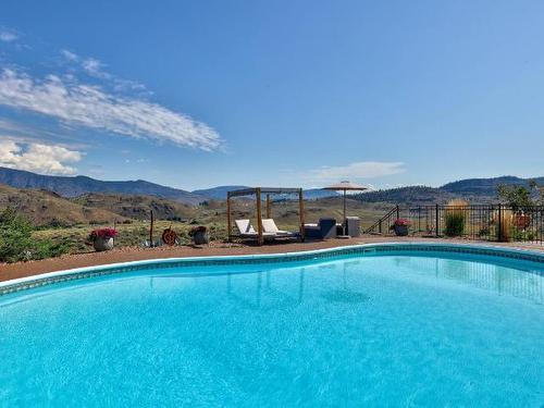 5657 Beaton Road, Kamloops, BC - Outdoor With In Ground Pool With View