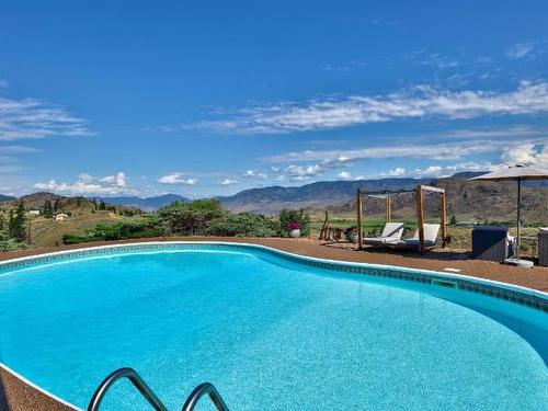 5657 Beaton Road, Kamloops, BC - Outdoor With In Ground Pool With View