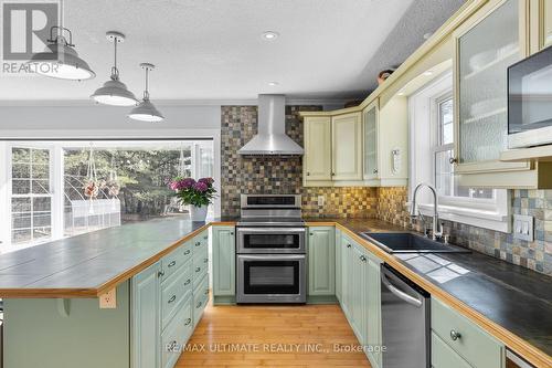 1473 Doe Lake Road, Gravenhurst, ON - Indoor Photo Showing Kitchen With Upgraded Kitchen