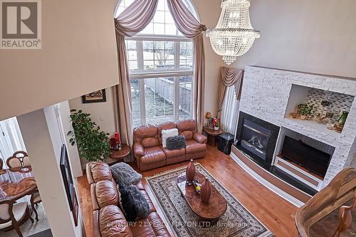 47 Vineyard Ave, Whitby, ON - Indoor Photo Showing Living Room With Fireplace