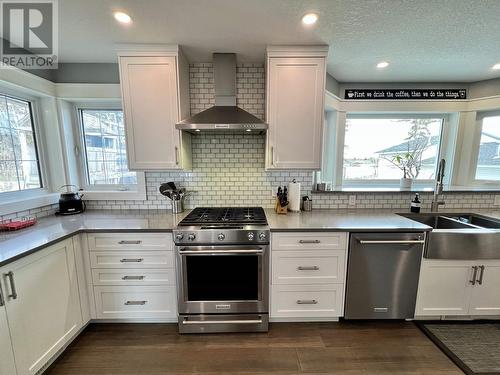 3484 Hospital Road, Vanderhoof, BC - Indoor Photo Showing Kitchen With Double Sink