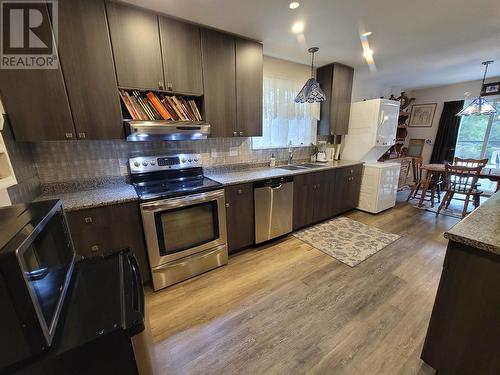 2704 Skeena Street, Terrace, BC - Indoor Photo Showing Kitchen With Double Sink